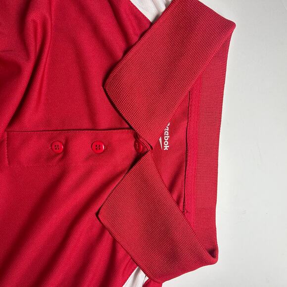 Reebok Men's Short Sleeve Golf Performance Red Polo Shirt 4XL New - Picture 2 of 6
